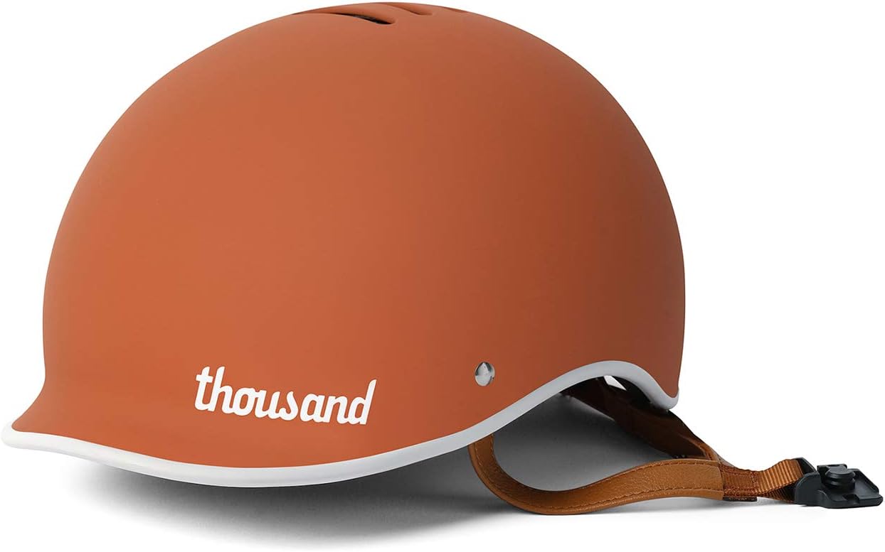 Thousand Heritage 1.0 Adult Bike Helmet; The Original Low Profile Retro Commuter Cycling Helmet Safety Certified for Bicycle Skateboard Skating Roller