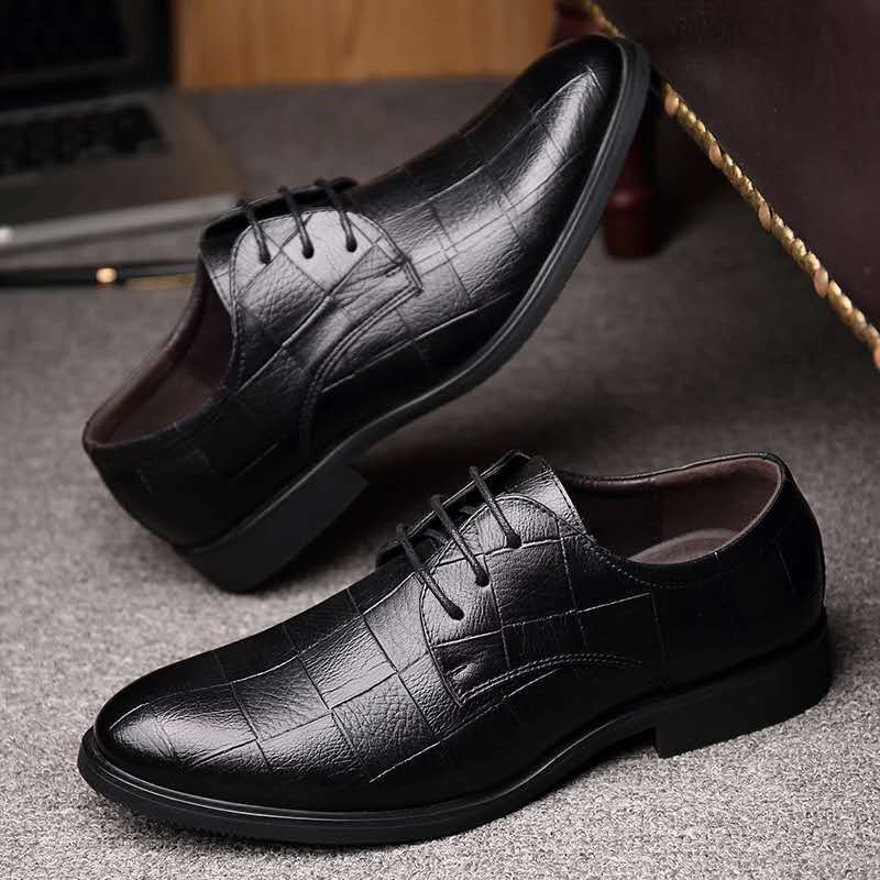 Men Genuine Leather Shoes Men Casual Business Oxford Shoes Fashion Designer Flat Black Sneaker Men Vulcanized Shoes