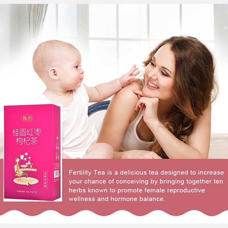 Female Fertility Pregnancy Tea Womb Detox herbs Tea women Cleansing Uterine supplements Fertility tea