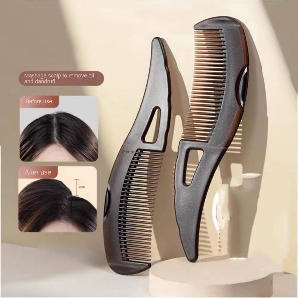 Portable Hollow Anti-Dandruff Massage Comb Anti-Static Anti Tangling Parting Comb Health Care Hair Brush