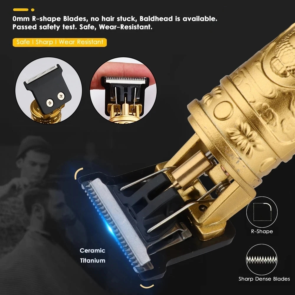 Hair Cutting Machine Hair Clippers Rechargeable Beard Shaver Professional Electric Hair Trimmer for Men Barber