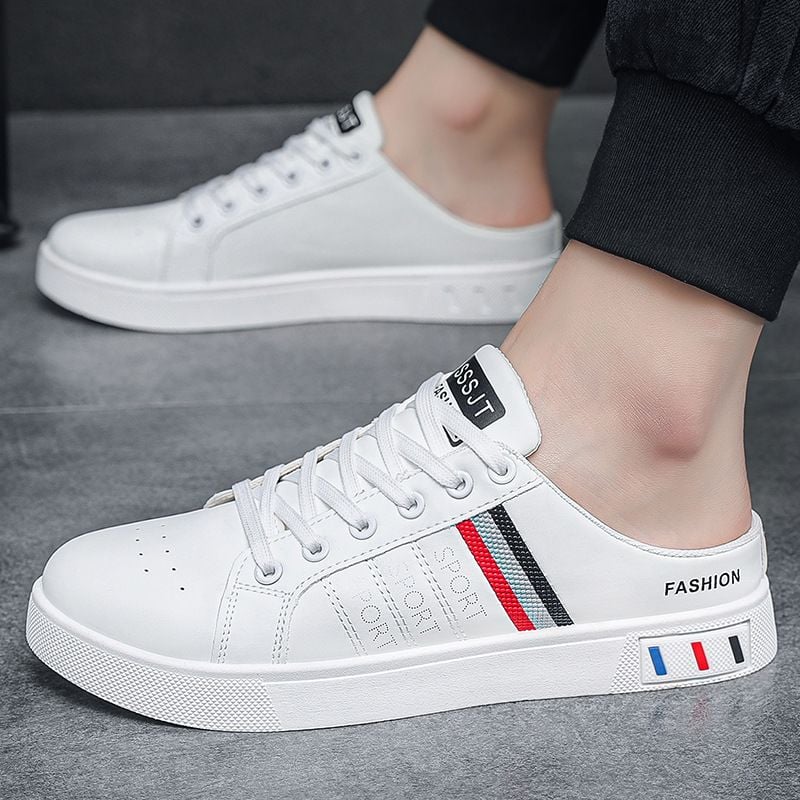 Summer Men Slippers Comfortable Casual Shoes for Men Fashion Flat Sneakers Half Slippers Tenis Masculino