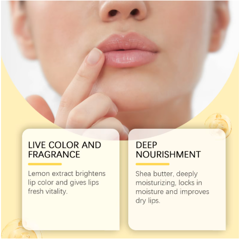 Lemon Ginger Lip Balm Turmeric Dark Melanin Remove Mask Gloss Oil Exfoliating Clean Improve Dullness Moisturizer Lip Balm Care