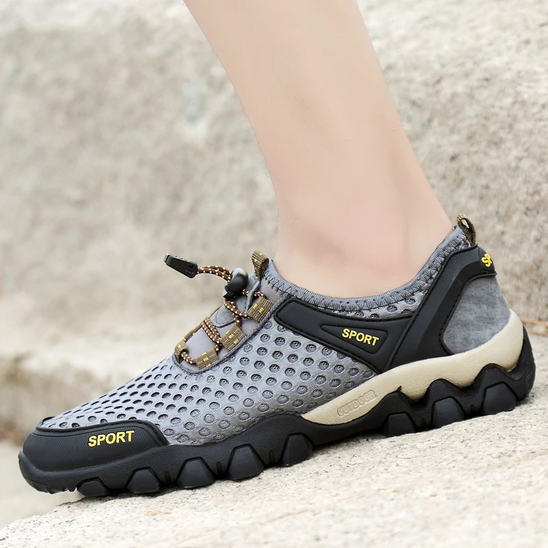 Breathable Sneakers Men Shoes Fashion Shoes For Men Climbing Hiking Shoes Men Outdoor Beach Wading Tenis Barefoot Sneakers