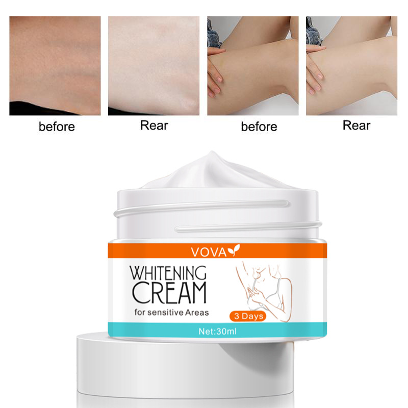 Armpit Whitening Cream Skin Lightening Bleaching Cream Underarm Dark Skin Legs Knees Whitening Intimate Body Lotion