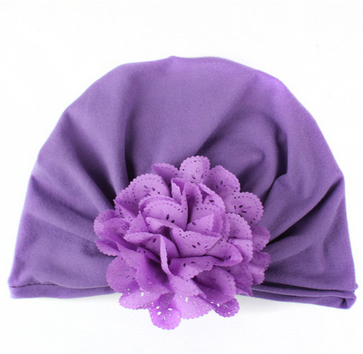 Newborn Baby Girls Infant Toddler Flower Hat Cotton Soft Hat Cap