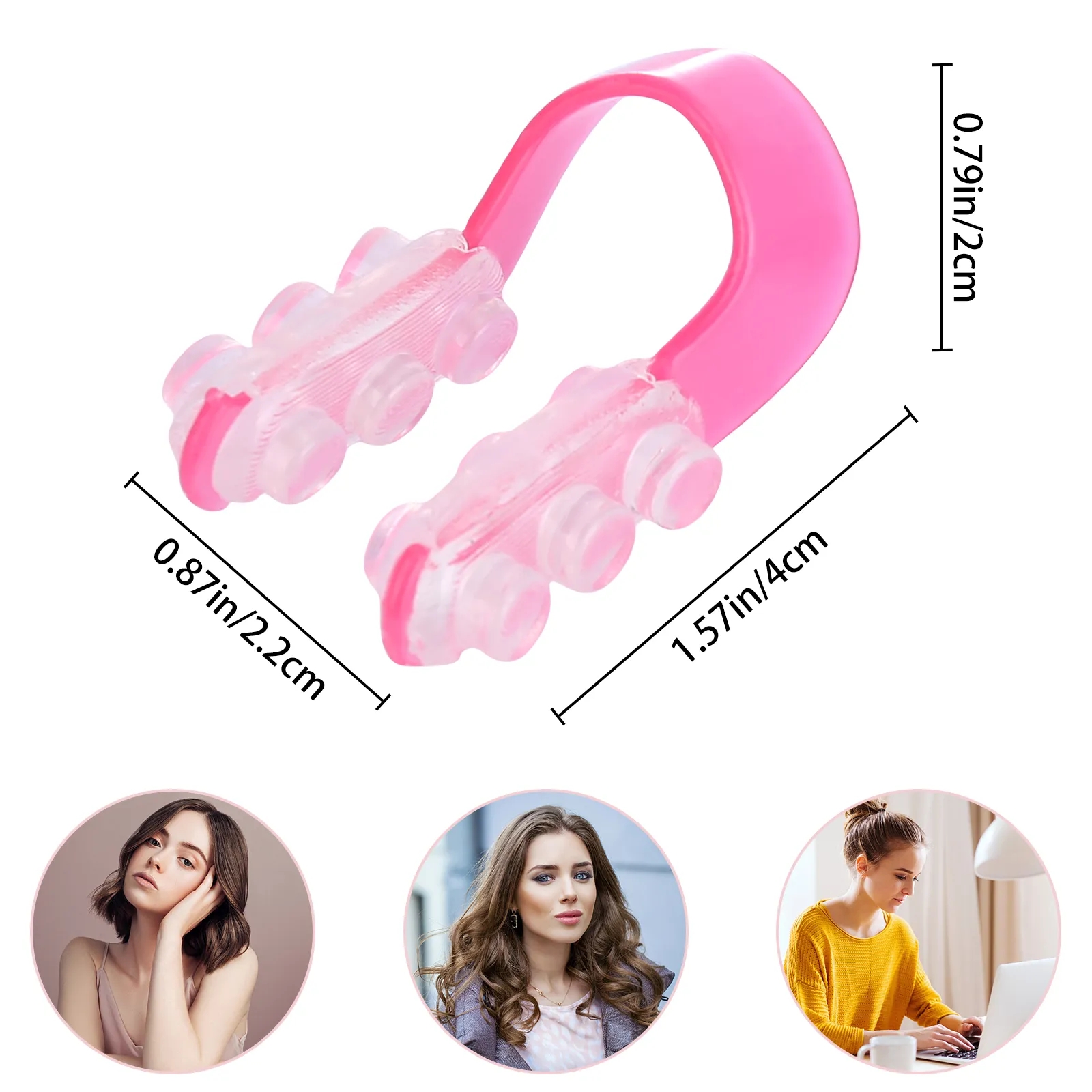 1 pc Nose Up Lifting Shaper Massage Tool Invisible No Pain Nose Shaping Clipper Nose Bridge Straightening Clip Corrector