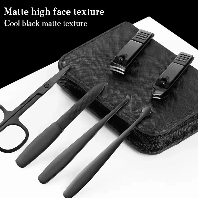 9pcs/set Nail Clipper Set Home Women's Nail Clippers High-Grade Nail Clippers Scoop Scoop Imported Pedicure Tools