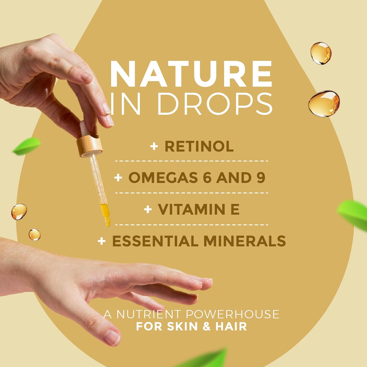 Cacay Pure Anti-Aging Oil – Natural Retinol Cacay Oil for Face, Hair, and Body | Organic Vitamin E Oil for Lip & Cuticle Care | Organic Face & Skin Oi