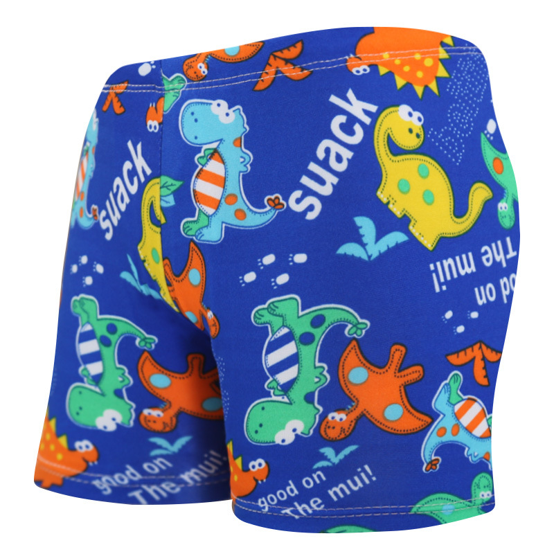 Children's swimming trunks baby swimsuit boy boxer cute cartoon shorts boy swimming trunks one size (30-65 catties)