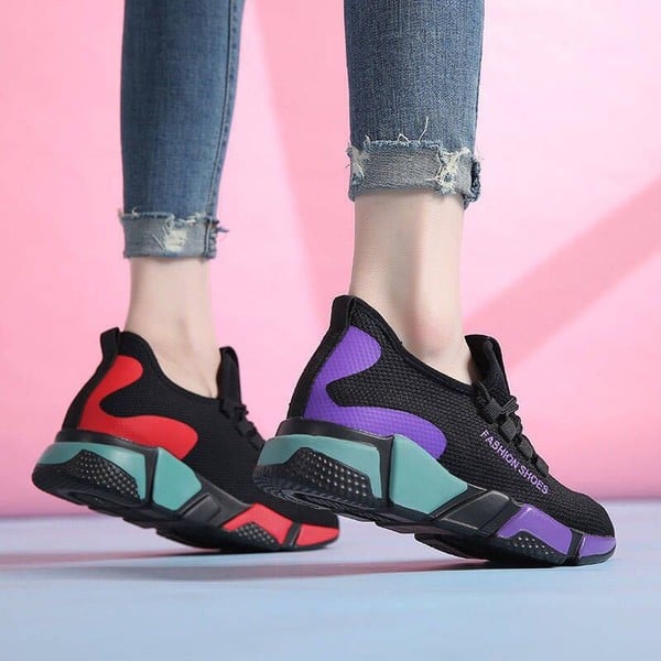 Spring New Korean Version Baitao Fashion Women's Single Shoes Leisure Sports Shoes