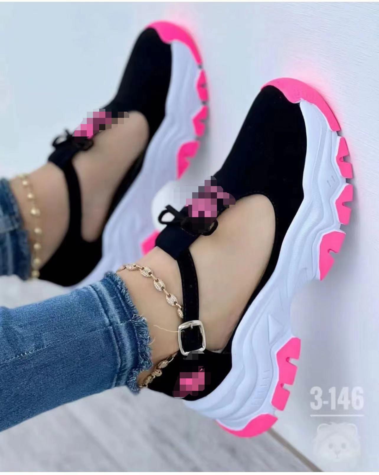 Women's Sandals Sneaker Spring Platform Buckle Brock Large Size Women's Shoes on Offer with Sandales Femmes