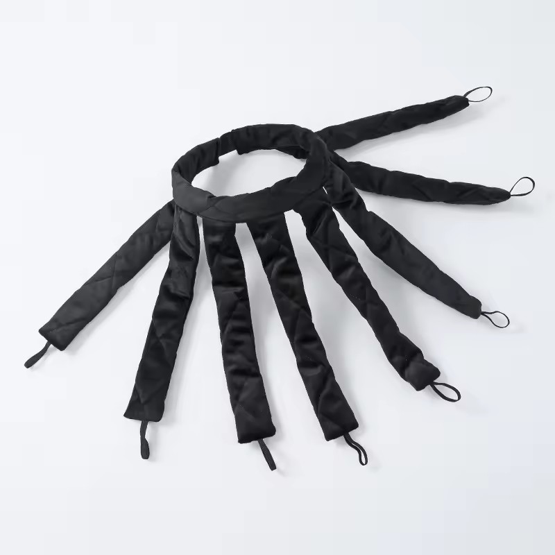 1pc Flannel Octopus Hair Curler No Heat Curling Tool Lazy Squid Sleep Headband For Overnight Waves Styling Accessory