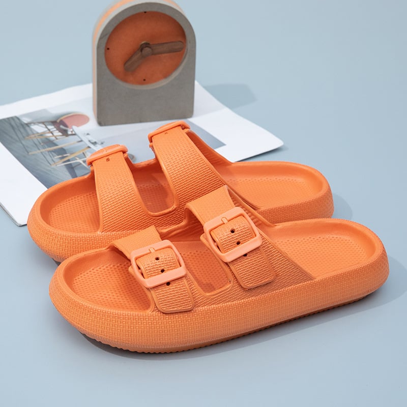 New Men's Outdoor Fashion Thick Sole Sandals - Non-Slip Shower Slippers for Bathroom, Lightweight Comfortable House Slippe