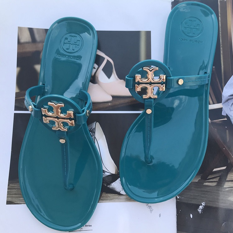 ToryBurch Women Beach Flip Flops Butterfly Floral Summer Fashion Slippers Ladies Comfy House Shoes Woman Home Flat Sandals
