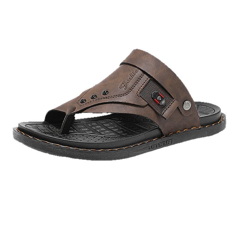 Mens Casual Fashion Sandals Summer Outdoor Open Toe Beach Shoes Breathable Slippers Indoor Soft Bottom Comfortable Non-slip