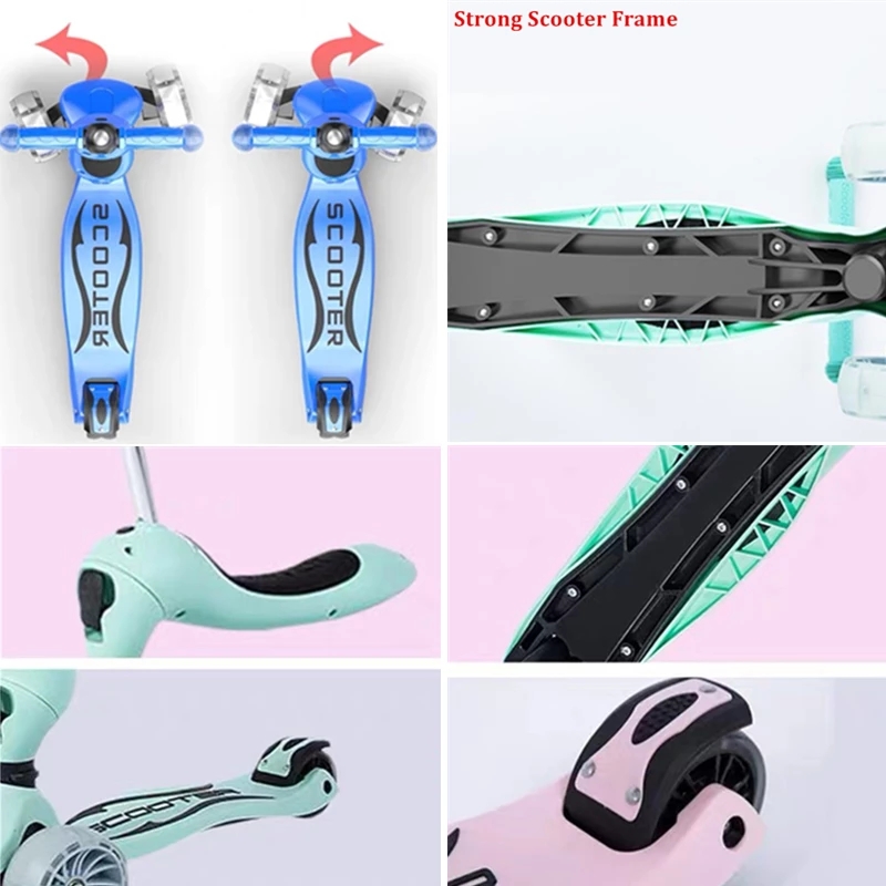 New Children's scooter three-wheel can sit 1-8 years old scooter two-in-one toddler baby scooter children's balance bike