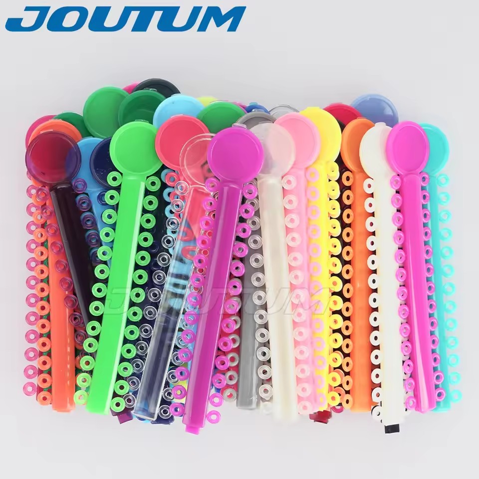 40pcs 40Ties/set Dental Orthodontic Elastic Ligature Ties Bands For Dentist Braces Treatment Material