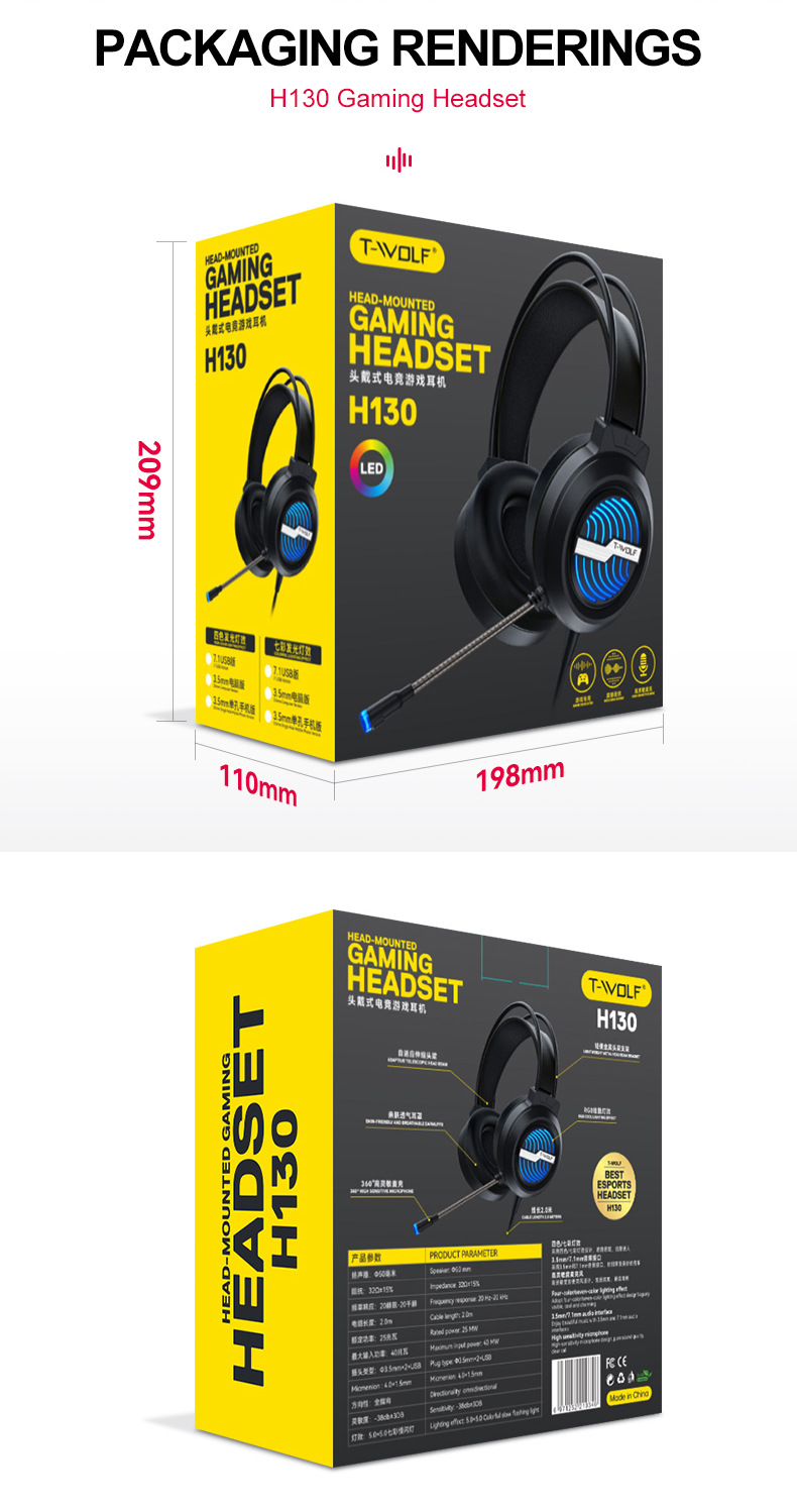T-WOLF motion Big Star Pattern Sports Style Head Type Mega Bass Earphone Headphone Headset For 3.5mm PC Mobile Phone