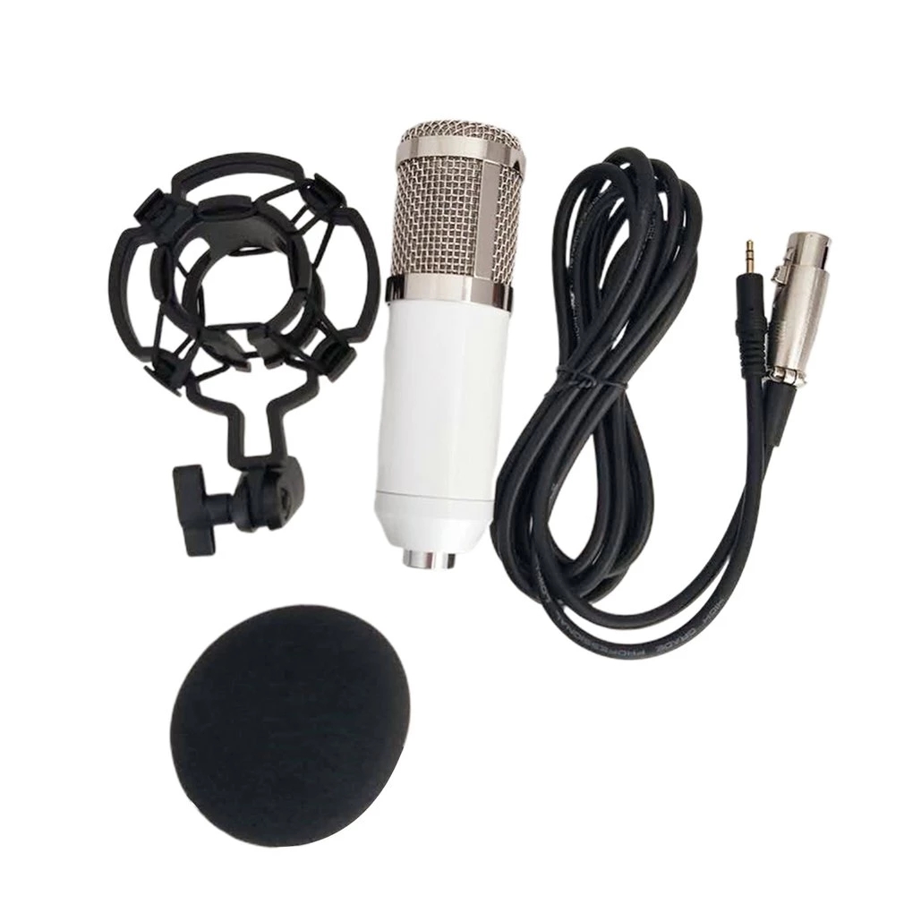 Portable and widely compatible with BM800 metal mesh studio home KTV computer recording condenser microphone