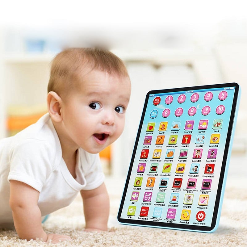Learning Machines Electric Tablet Touch Screen Kids Baby Early Educational English Learning Story Telling Musical Toy