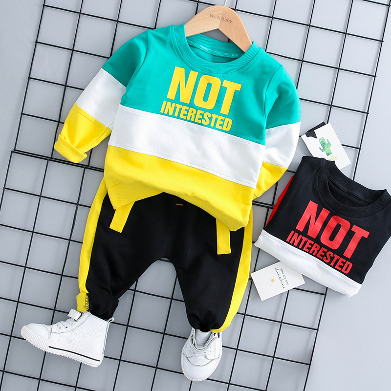 Baby Girl Boy Clothing Sets Infant Clothes Suits Casual Sport T Shirt Pants Kid Child Clothes Suits
