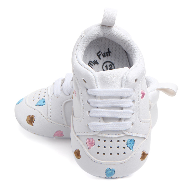 Sports red five-star baby shoes toddler shoes soft bottom wave shoes