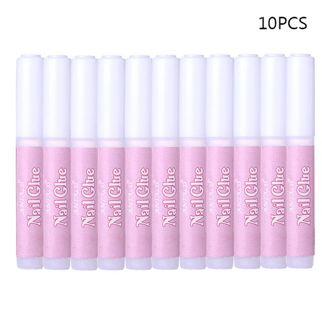 10 pcs Nail Adhesive Glue For Nail Art Rhinestone Fast-dry for UV Gel Acrylic Glue Nail Art Decoration DIY Tools Accessories