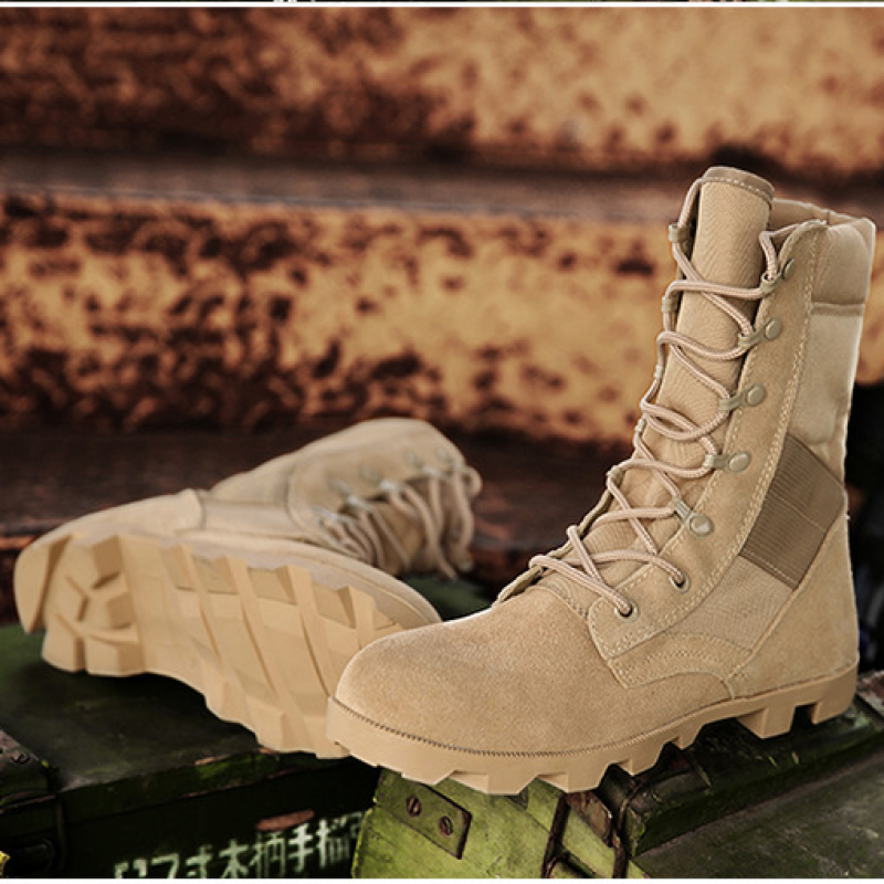 new Martin boots men's all-match high boots large size leather boots training shoes hiking shoes labor insurance shoes