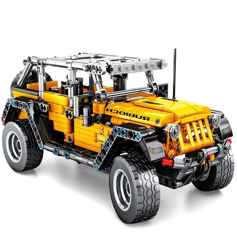 Senbao building blocks off-road vehicle sports car small particles compatible with Lego boy 701601 building blocks convertible t