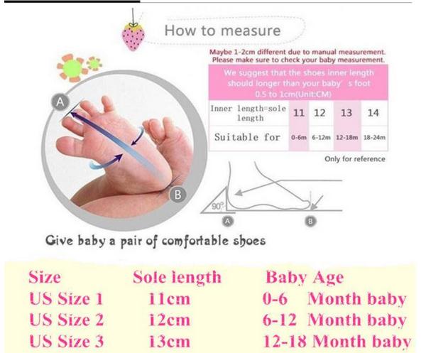 Girls Boy First Walkers Soft Infant Toddler Shoes Cute Flower Soles Crib Shoes Footwear for Newborns baby shoes