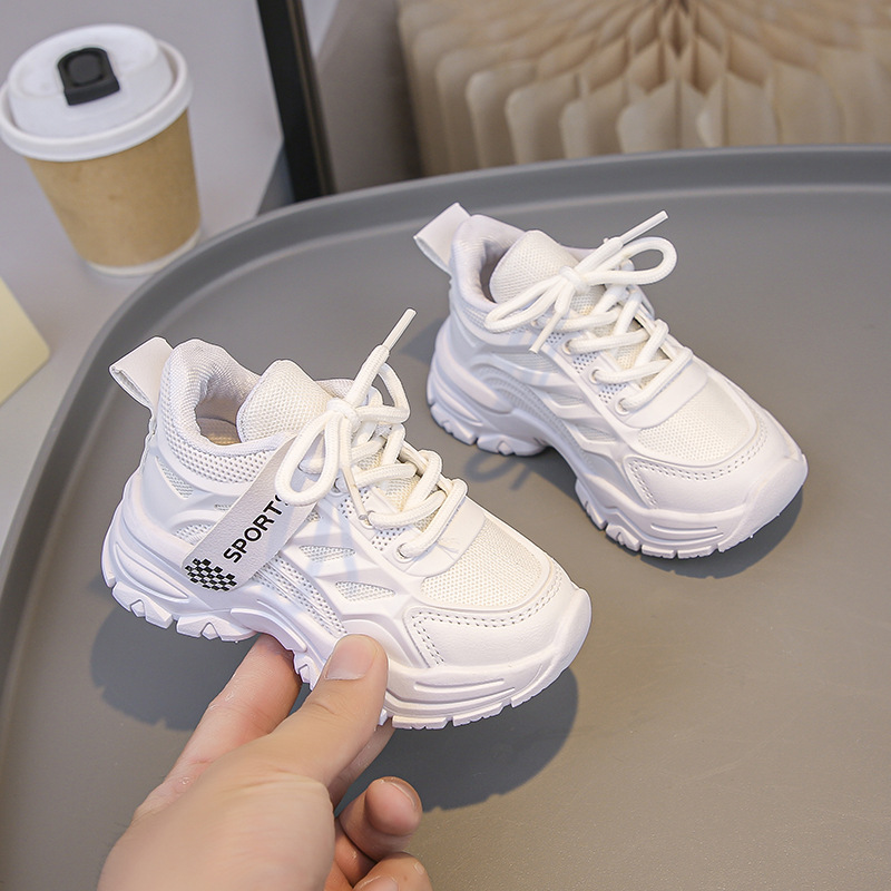 New Style Kids Mesh Shoes Boys Breathable Sports Shoes Girls Fashion Casual Shoes Non-Slip Sneakers Children Light Running Shoes