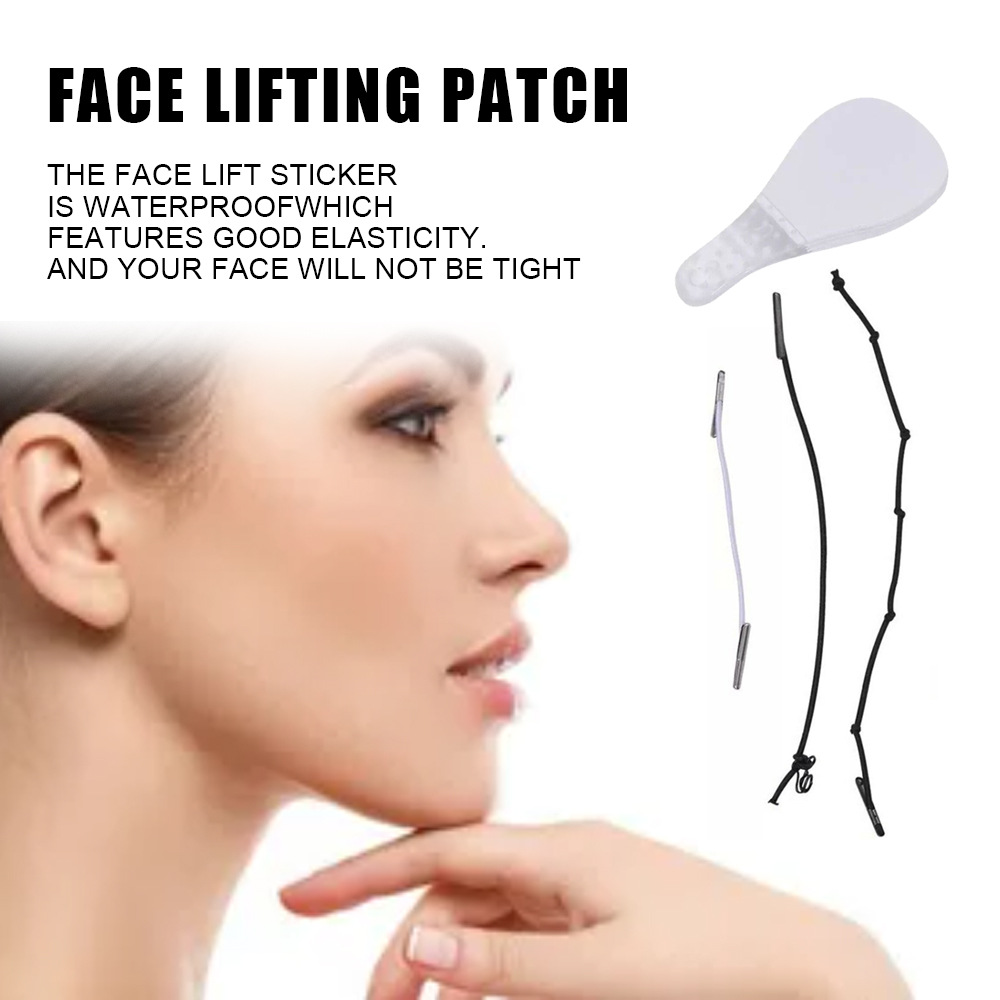 40Pcs/Set Invisible Thin Face Stickers V-Shape Face Facial Line Wrinkle Sagging SkinFace Lift Up Fast Chin Adhesive Tape &