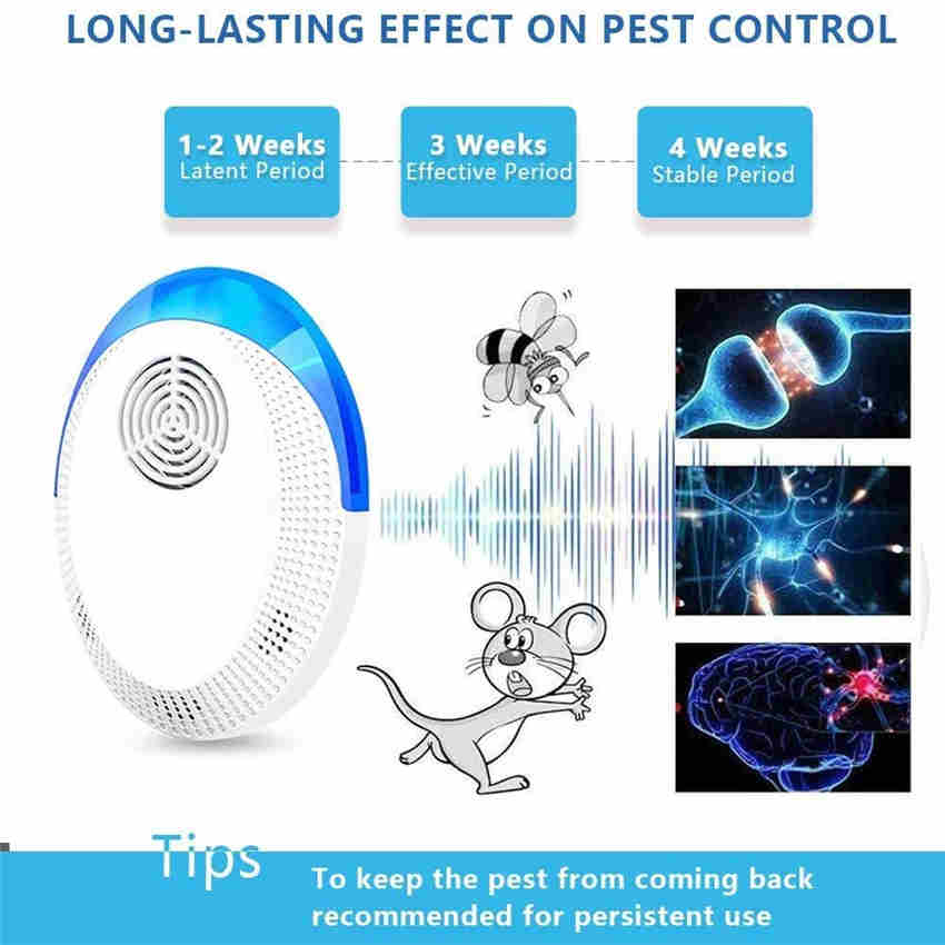 Ultrasonic Insect Repellent Electronic Mosquito Repellent Anti Rat Cockroach Device Home Supply