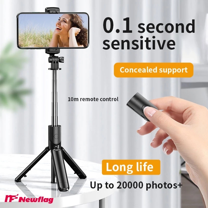 New 68CM tripod multifunctional three in one selfie pole outdoor wireless remote control photography