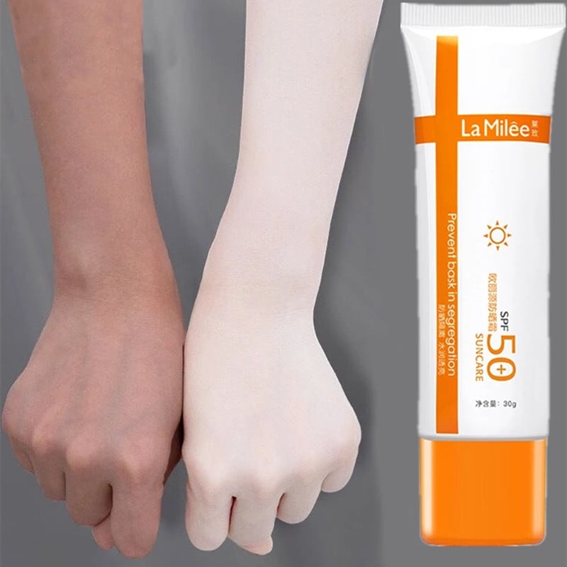 SPF50+ Sunscreen Cream Waterproof Sunblock Foundation Whitening Isolation Moisturizing Oil Control Facial Body Skin Care Cream
