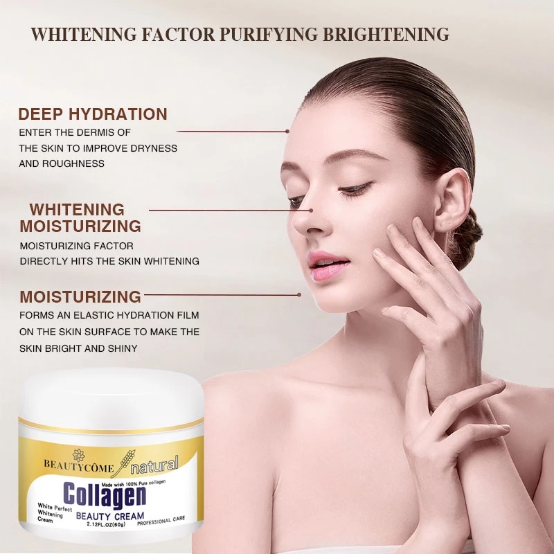 1pc Milk Moisturizing Cream Collagen Face Cream Repairing Moisturizing Nourishing Cream