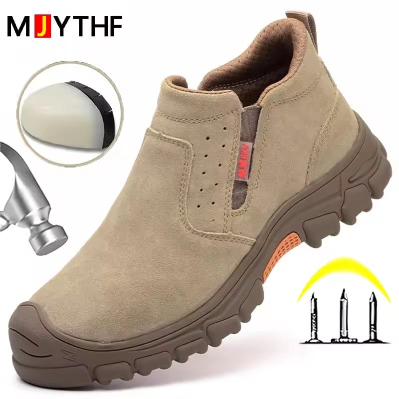 Construction Site Welding Safety Protection Work Shoes Anti-Scalding Fire-Proof Soft and Comfortable Men's Boots