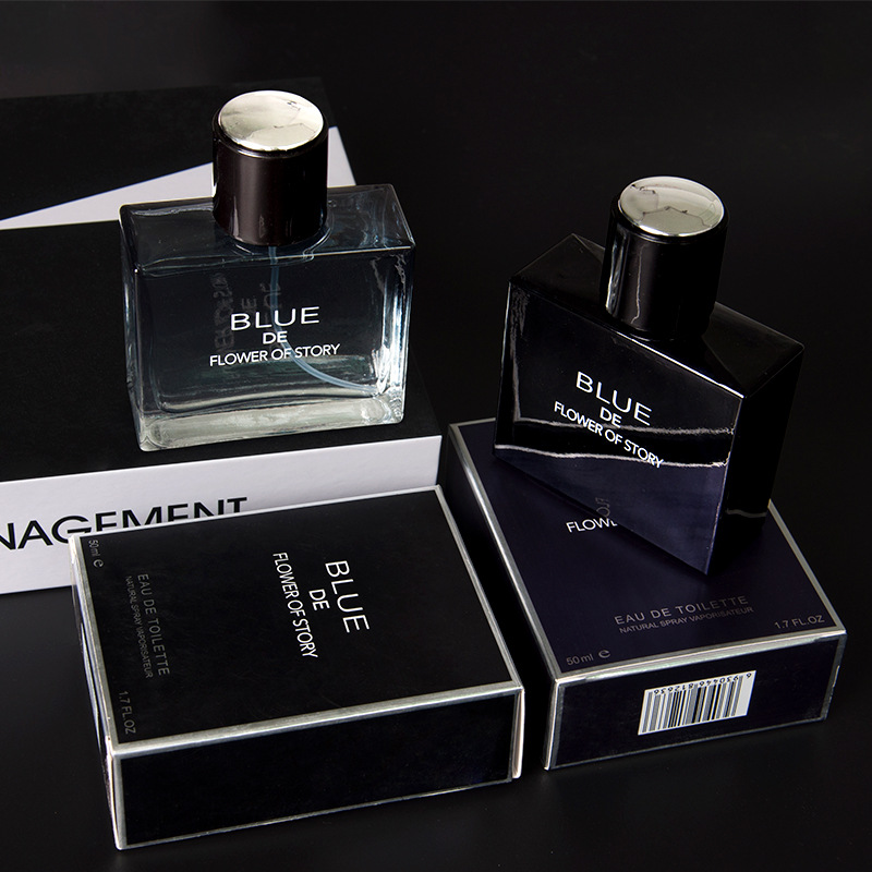 50ml Men's Perfume Long Lasting Ocean Fresh Deodorant Men's Cologne Blue Long Lasting Light Perfume Cologne Glamour Sport