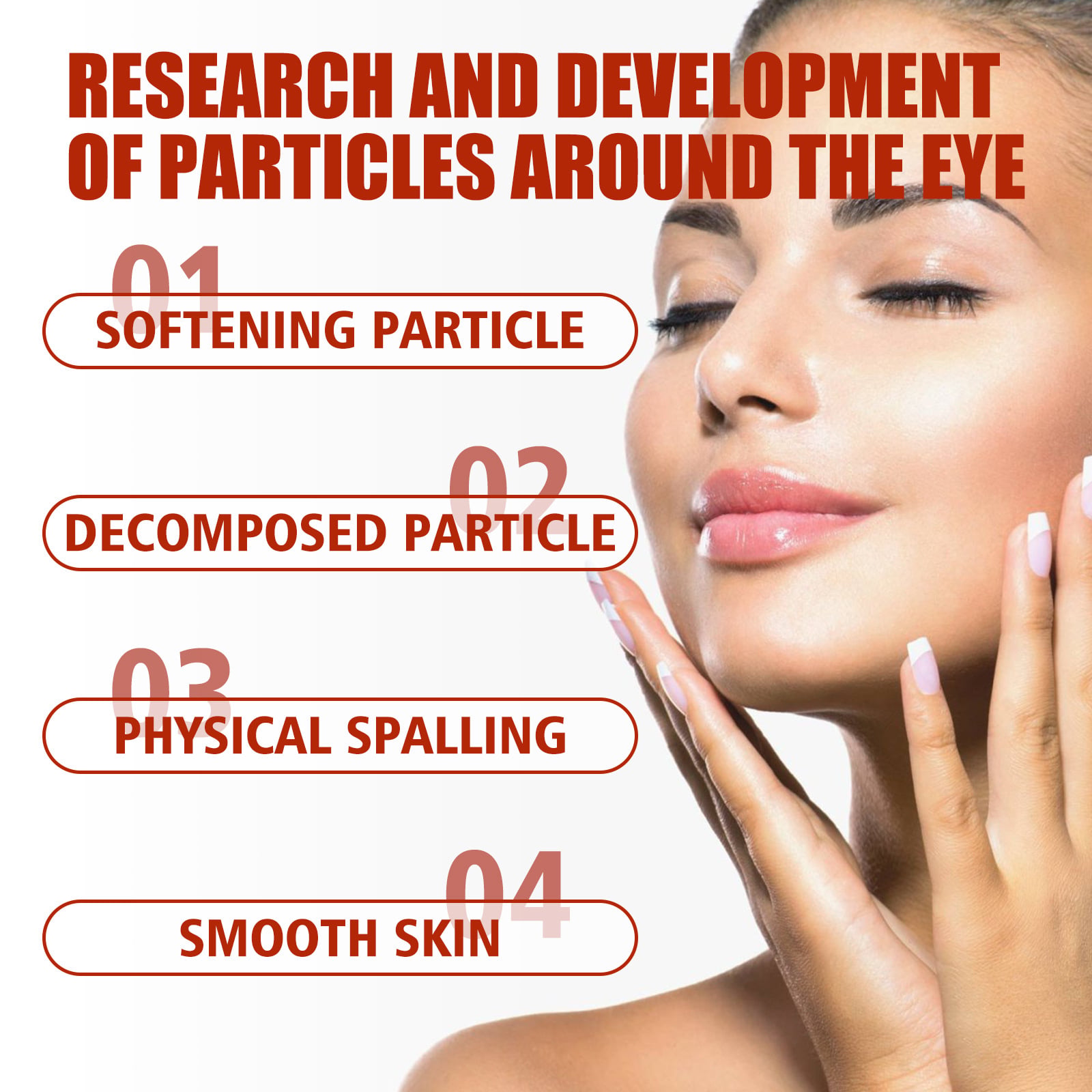 Fat Granules Remover Face Serum Fade Dark Circle Reduce Eye Bags Puffiness Anti-Particles Acne Treatment Skin Care Products 30ml