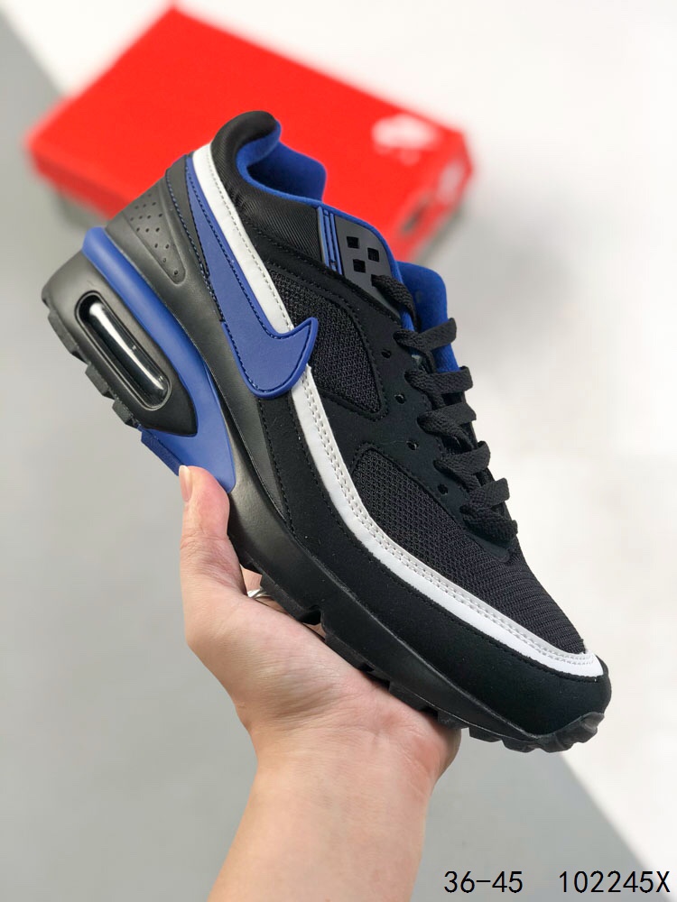 Nike Air Max BW sports shoes comfortable breathable men's and women's running shoes air cushion outdoor sports shoes size 36-45