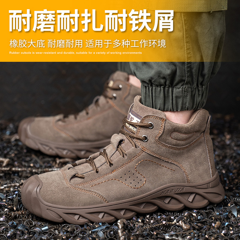 Hot Selling Safety Shoes Factory Men and Women Breathable Light Weight Industrial Working Steel Toe Safety Shoes