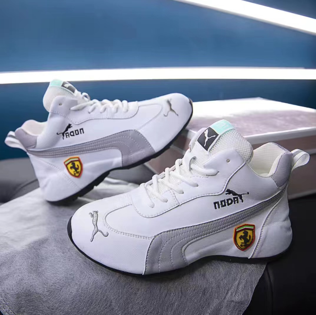 Spring and Autumn Women's Shoes Fashion Leisure Breathable Soft Sole Leather Top Heightened Dad's Shoes
