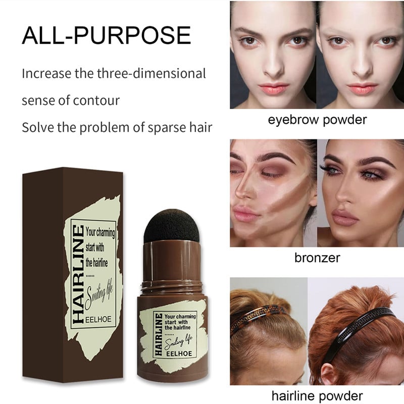 One Step Eyebrow Brow Stamp Shaping Kit Eyebrow Stamp Waterproof Long Lasting Shape Brow Contouring Stick makeup eyebrow shadow