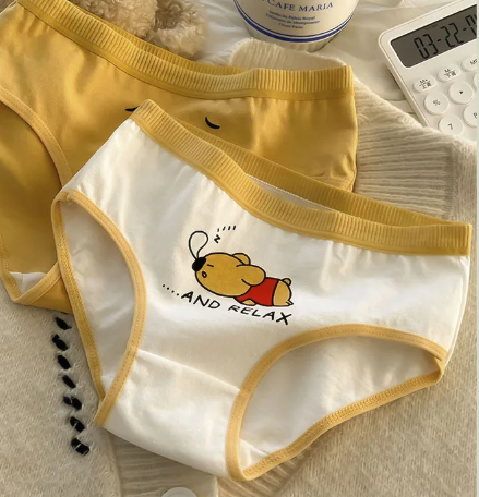 5pcs Cotton Girls Panties Triangle Cute Cartoon Little Girl Medium Older Child Baby Infant Children's Panties Female