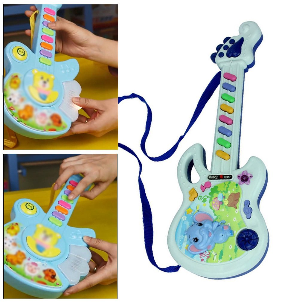 Funny Ukulele Musical Instrument Kids Guitar Montessori Toys for Children School Play Game Education Christmas Birthday Gift