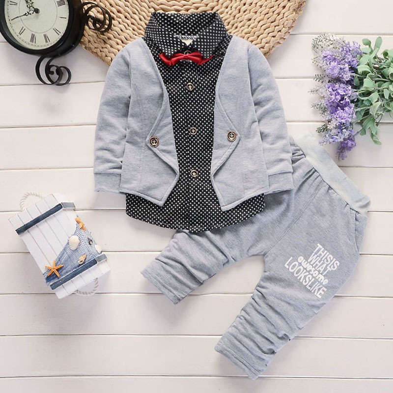 Suit For Boys Children Spring Gentleman Denim Suit For Boy Formal Kid Wedding Clothes Elegant Boy Evening Clothing Party