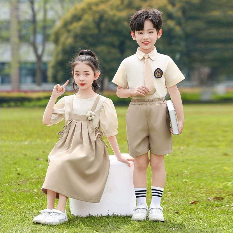 Quality Dress Set Kids Top+Suspender Skirt 2Pic Children Flower Leisure Suit 3-14 Years Youth Party Clothes boy set