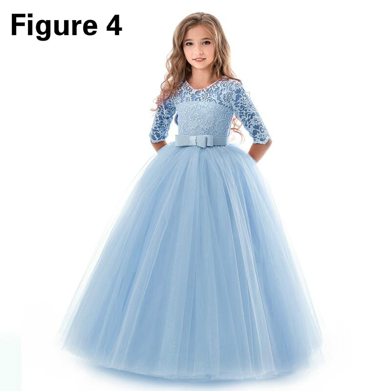 new style flower girl wedding princess dress girls prom dress lace tutu skirt &