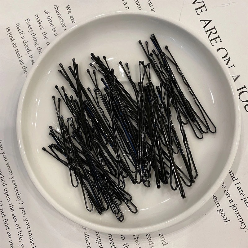 50 Pcs Hair Clip Lady Hairpins Curly Wavy Grips Hairstyle Hairpins Women Bobby Pins Styling Hair Accessories